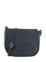 Sac Bandoulire Caviar Cuir Milano Bleu caviar CA19116