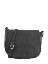 Cross Body Tas Caviar Leder Milano Zwart caviar CA19116