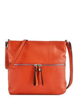 Cross Body Tas Caviar Leder Milano Oranje caviar CA19117