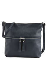 Cross Body Tas Caviar Leder Milano Blauw caviar CA19117