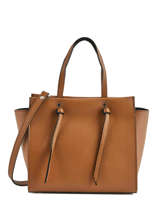 Sac Trapeze Caviar Cuir Milano Marron caviar CA19118