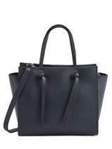 Handtas Caviar Leder Milano Blauw caviar CA19118