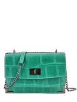 Sac Bandoulire River Cuir Milano Vert river RI191102