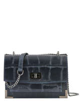 Cross Body Tas River Leder Milano Blauw river RI191102