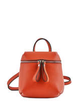 Mini Cross Body Tas Caviar Leder Milano Oranje caviar CA19113