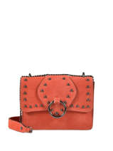 Cross Body Tas S Velvet Leder Milano Oranje velvet VR17111