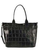 Sac Cabas River Cuir Milano Noir river RI191101