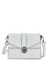 Sac Bandoulire Croco Cuir Milano Blanc croco CR19062N