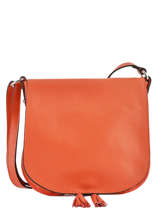 Besace Caviar Cuir Milano Orange caviar 145