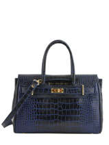 Handtas Romy Leder Mac douglas Blauw romy 2