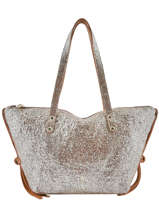 Sac Shopping Doudou Craie Argent doudou DOU-S-DR