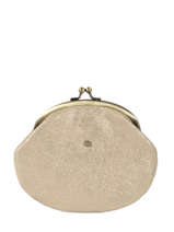 Portemonnee Leder Mila louise Beige vintage 3304S