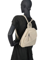 Sac  Dos Gracieuse Hexagona Gris gracieuse 315306-vue-porte