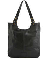 Sac Shopping Cow Cuir Basilic pepper Noir cow AM04243