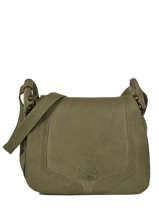 Cross Body Tas Cow Leder Basilic pepper Groen cow BCOW18