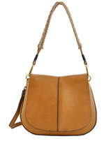 Sac Port paule Helena Round Cuir Gianni chiarini Marron helena round BS7816
