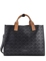 Sac Port Main L Cap Ferret Cuir Etrier Noir cap ferret ECAP02