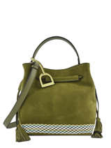 Bucket Bag M Bangkok Leder Etrier Groen bangkok EBAF03