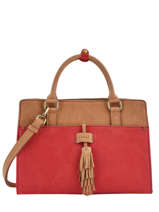 Sac Port Main Tornade Cuir Etrier Rouge tornade ETOR08