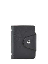 Kaarthouder Grained Miniprix Zwart grained CK-99