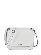 Cross Body Tas Darwin Leder Etrier Wit darwin EDAR03