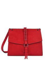 Sac Bandoulire Obstacle Cuir Etrier Rouge obstacle EOBS07