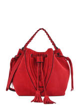 Sac Bourse Obstacle Cuir Etrier Rouge obstacle EOBS08