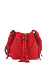 Sac Bourse Obstacle Cuir Etrier Rouge obstacle EOBS09