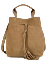 Bucket Bag Folk Sude Leder Gerard darel Bruin folk DMS22407