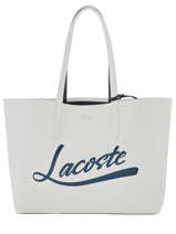 Sac Cabas Anna Animation Lacoste Blanc anna animation NF3089AS