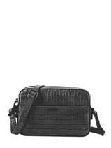 Sac Bandoulire Darwin Cuir Etrier Noir darwin EDAR09