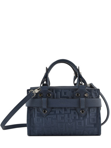 Longchamp La voyageuse lgp Sac port main Bleu