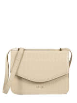Cross Body Tas Hermione Leder Nat et nin Beige vintage HERMIONE
