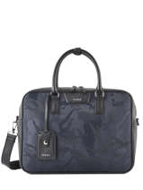 Porte-documents 1 Compartiment + Pc 15'' Etrier Bleu brooklyn EBRO11