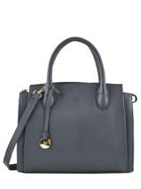 Handtas Caviar Leder Crinkles Blauw caviar 80981