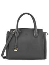Sac  Main Caviar Cuir Crinkles Gris caviar 80981