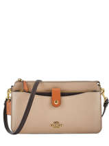 Cross Body Tas Noa Leder Coach Beige noa 31864