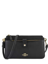 Sac Bandoulire Noa Cuir Coach Noir noa 32320