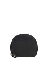 Porte-monnaie Caviar Cuir Crinkles Gris caviar 14291
