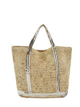 Handtas Le Cabas Raffia Pailletten Vanessa bruno Beige cabas raphia 64V40413