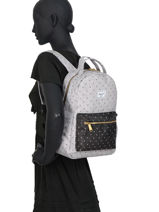 Sac  Dos 1 Compartiment Herschel Bleu classics woman 10502-vue-porte
