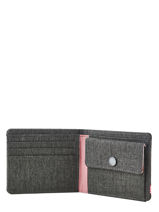 Portefeuille Herschel Zwart classics 10766-vue-porte