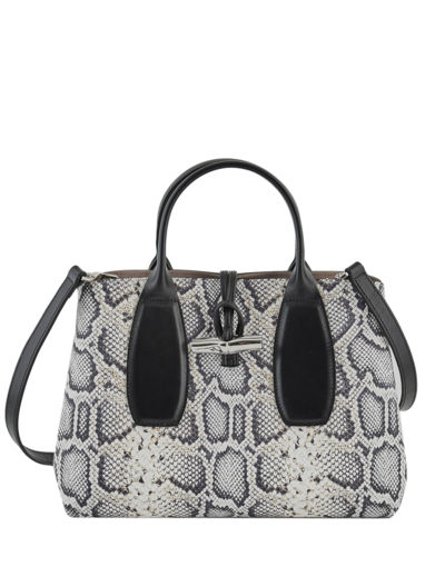 Longchamp Roseau python Handtas Veelkleurig