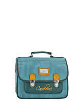 Boekentas R�tro 1 Compartiment Cameleon Blauw retro CA32