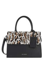 Sac Port Main K Ikon Leopard Cuir Karl lagerfeld Noir k ikon 201W3030