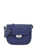 Cross Body Tas Mandurah Leder Mac douglas Blauw mandurah LUXMAN-M