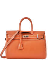 Handtas Mandurah Leder Mac douglas Oranje mandurah PYLMAN-X