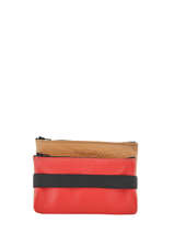 Portemonnee M Met Elasiek Leder Etrier Rood bandit manchot f EBM142