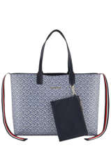 Cabas Iconic Ttommy Tommy hilfiger Noir iconic tommy AW08318