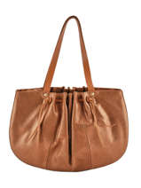 Sac Shopping Penka Cuir Mila louise Marron vintage 3374CHG